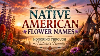 Native American Flower Names Honoring Through Nature's Beauty