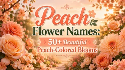 Peach Flower Names 50+ Beautiful Peach-Colored Blooms