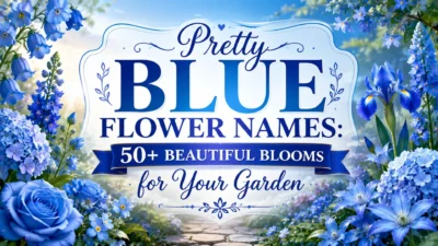 Pretty Blue Flower Names 50+ Beautiful Blooms for Your Garden