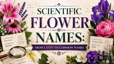 Scientific Flower Names From Latin to Common Names