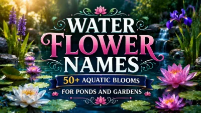 Water Flower Names 50+ Aquatic Blooms for Ponds and Gardens