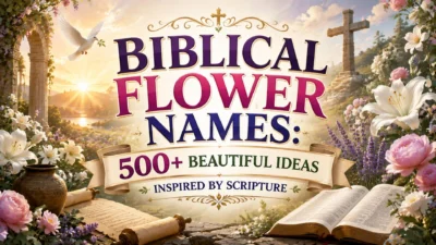Biblical Flower Names 500+ Beautiful Ideas Inspired by Scripture