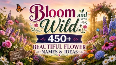 Bloom and Wild 450+ Beautiful Flower Names & Ideas