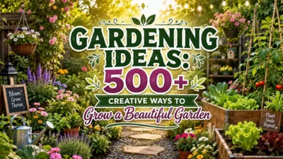 Gardening Ideas 500+ Creative Ways to Grow a Beautiful Garden