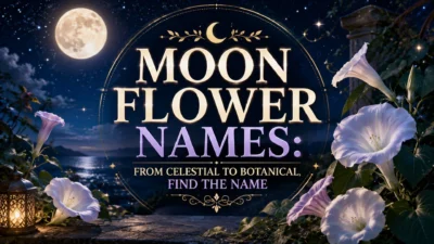 Moon Flower Names From Celestial to Botanical, Find the Name