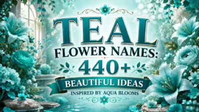 Teal Flower Names 440+ Beautiful Ideas Inspired by Aqua Blooms