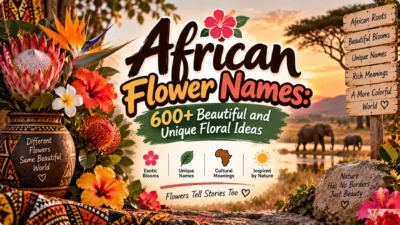 African Flower Names 600+ Beautiful and Unique Floral Ideas