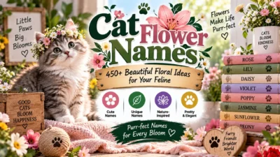 Cat Flower Names 450+ Beautiful Floral Ideas for Your Feline
