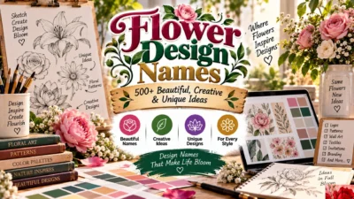 Flower Design Names 500+ Beautiful, Creative & Unique Ideas