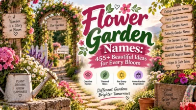 Flower Garden Names 455+ Beautiful Ideas for Every Bloom