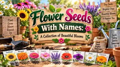 Flower Seeds With Names A Collection of Beautiful Blooms