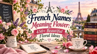 French Names Meaning Flower 450+ Beautiful Floral Ideas