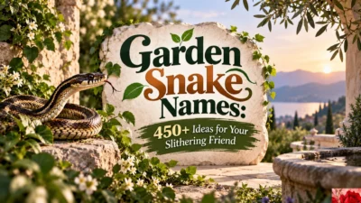 Garden Snake Names 450+ Ideas for Your Slithering Friend