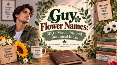 Guy Flower Names 500+ Masculine and Botanical Ideas