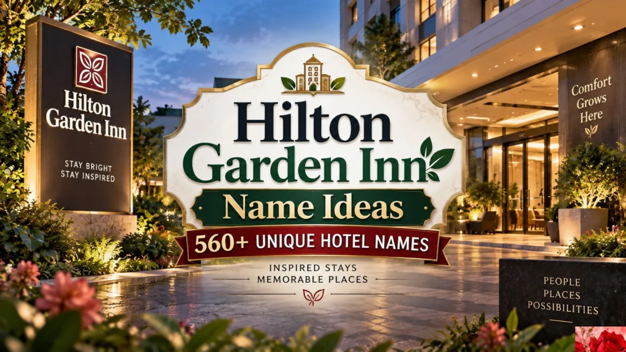 Hilton Garden Inn Name Ideas 560+ Unique Hotel Names