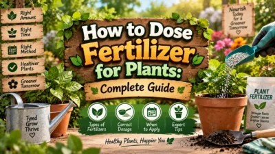 How to Dose Fertilizer for Plants Complete Guide
