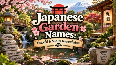 Japanese Garden Names Peaceful & Nature Inspired Ideas