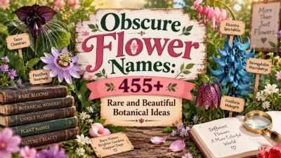 Obscure Flower Names 455+ Rare and Beautiful Botanical Ideas