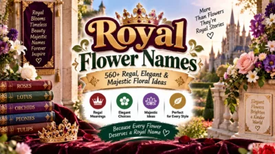 Royal Flower Names 560+ Regal, Elegant & Majestic Floral Ideas