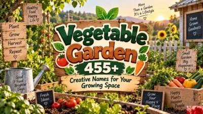 Vegetable Garden 455+ Creative Names for Your Growing Space