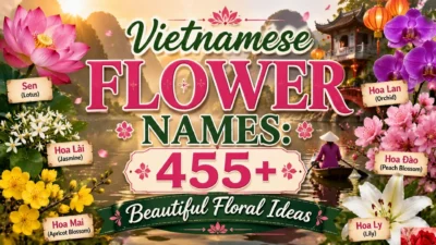 Vietnamese Flower Names 455+ Beautiful Floral Ideas